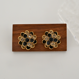Aretes Flor de Ébano KP08457