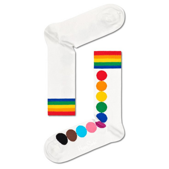 Rainbow Dot Socks