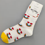 Smiley Rainbow Socks
