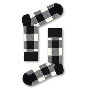 Shapes Square Black Socks 41-46
