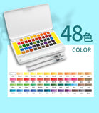 Conjunto de acuarelas