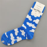 Clouds Sky Blue Socks