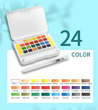 Conjunto de acuarelas