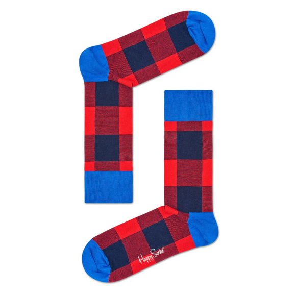 Shapes Square Red Socks