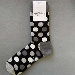 Small Grey Dots Socks