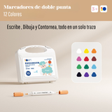 Marcadores de doble punta