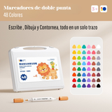 Marcadores de doble punta