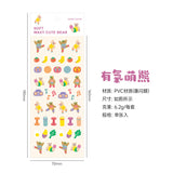 Stickers WAXY CUTE BEAR