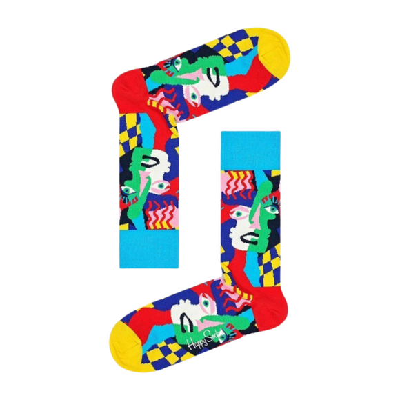 Colorful Human Art Socks
