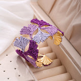 Brazalete Hojas de Ginkgo Boho-Chic