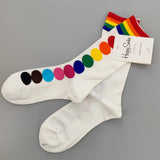 Rainbow Dot Socks
