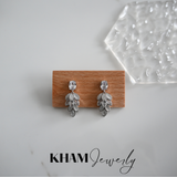 Aretes Hojas de Brillo KY2696