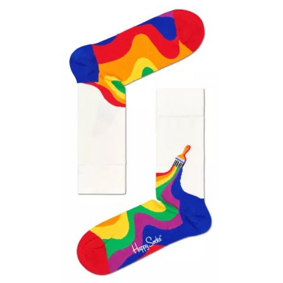 Painting Rainbow Socks
