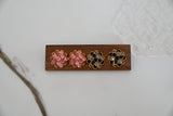 Aretes Flor de Ébano KP08457