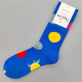 Big Dot Blue Multicolor Socks
