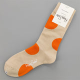 Big Dot Socks Beige