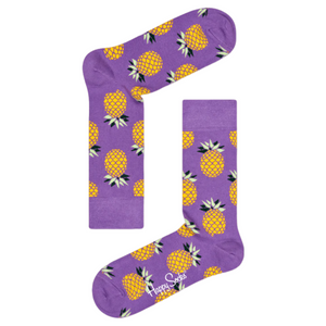 Pineapple Purple Socks