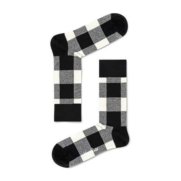 Shapes Square Black Socks