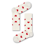 Heart White Socks
