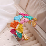 Brazalete Hojas de Ginkgo Boho-Chic
